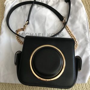 Michael Kors Camera Crossbody Bag Black